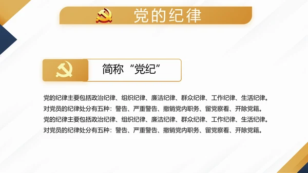 蓝色大气党支部党建年终工作总结述职报告PPT