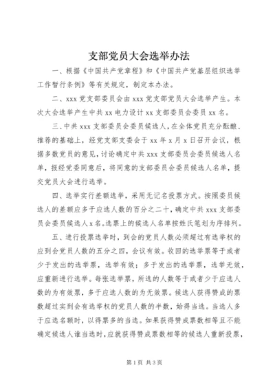 支部党员大会选举办法 (3).docx