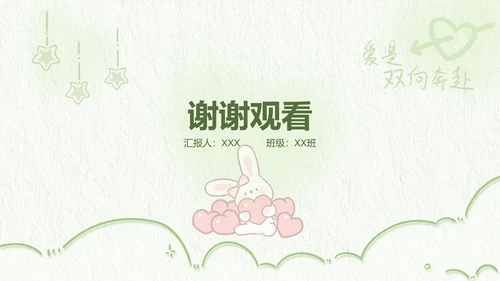 兔崽子绿色卡通风学习总结