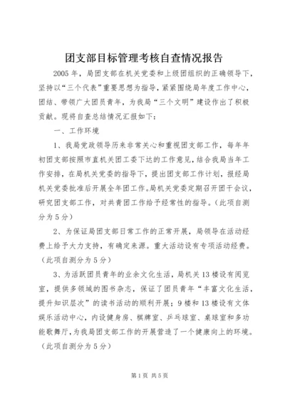 团支部目标管理考核自查情况报告 (7).docx