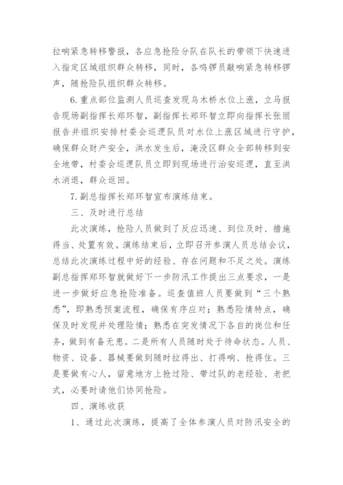 防汛工作应急演练工作总结.docx