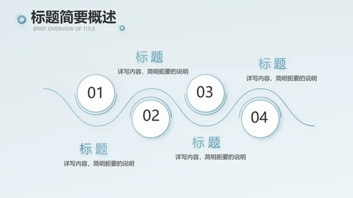 蓝色创意团队协作运营动态PPT