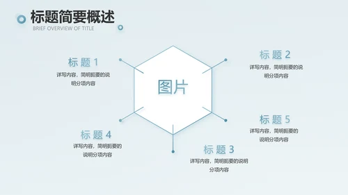 蓝色创意团队协作运营动态PPT
