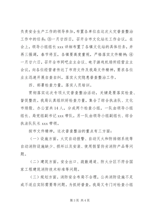 文化娱乐场整治工作汇报材料.docx