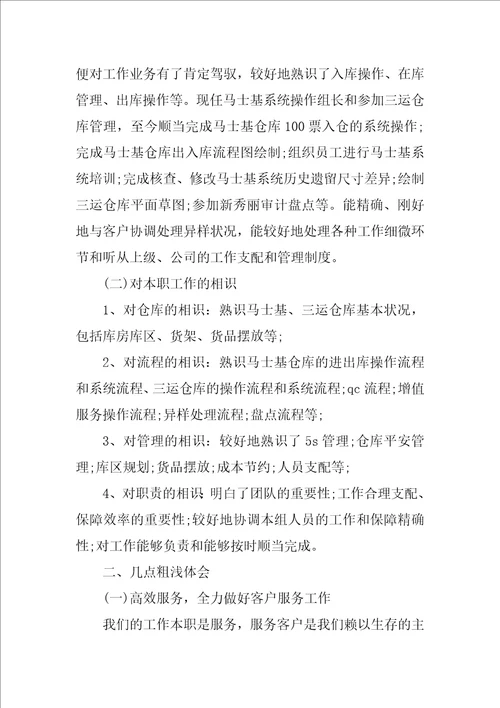 业务员个人工作总结模板三篇