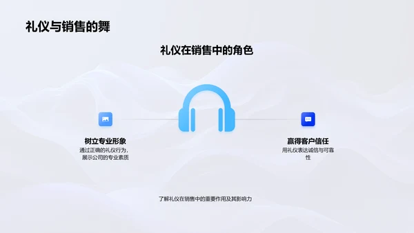 商务礼仪在销售中的应用PPT模板