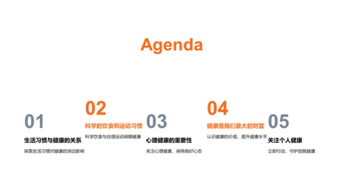 健康生活讲座报告PPT模板