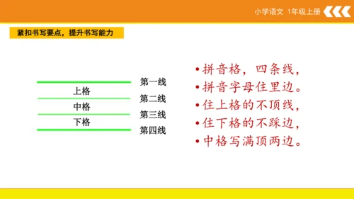 统编版语文一年级上册 1 a o e  课件