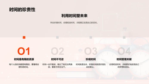 学习时间管理PPT模板