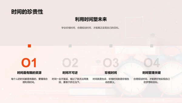 学习时间管理PPT模板