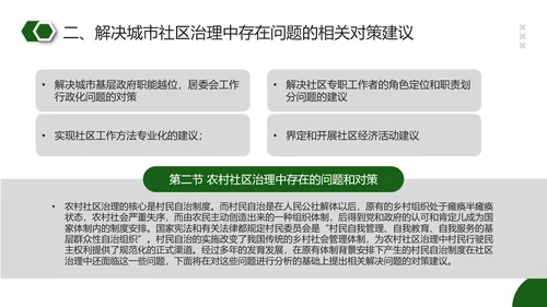 社区治理PPT模板