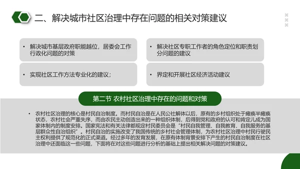 社区治理PPT模板