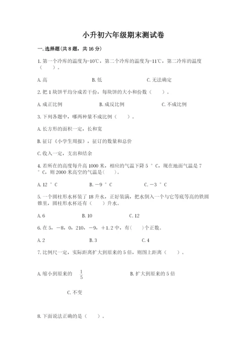 小升初六年级期末测试卷（中心小学）.docx