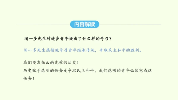 第13课 最后一次讲演 统编版语文八年级下册 同步精品课件