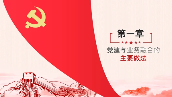 破解两张皮全力促进党建和业务的深度融合PPT