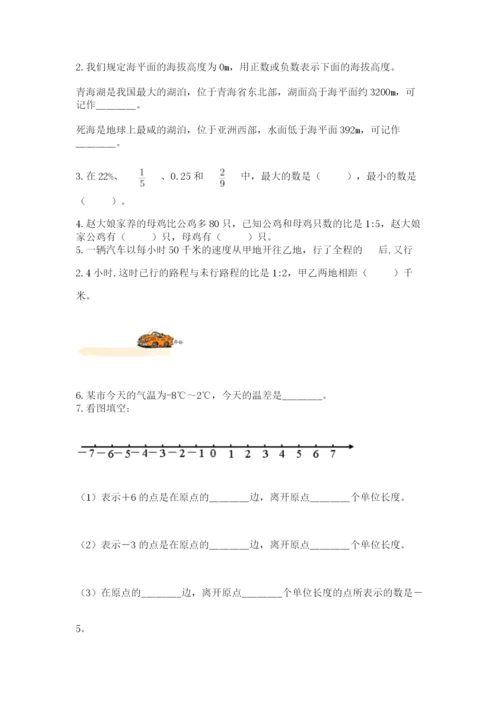 苏教版六年级数学小升初试卷精品【考试直接用】.docx