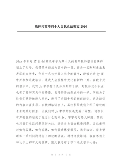 教师岗前培训个人自我总结范文2016.docx