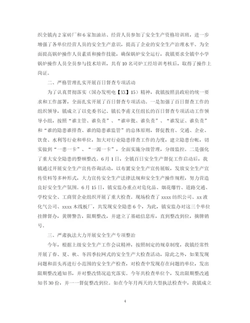 精编之乡镇安全生产月活动总结范文.docx
