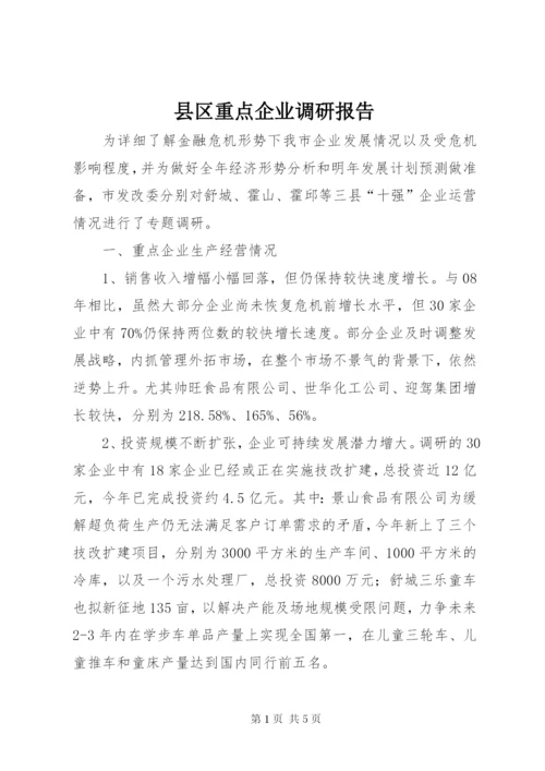 县区重点企业调研报告.docx