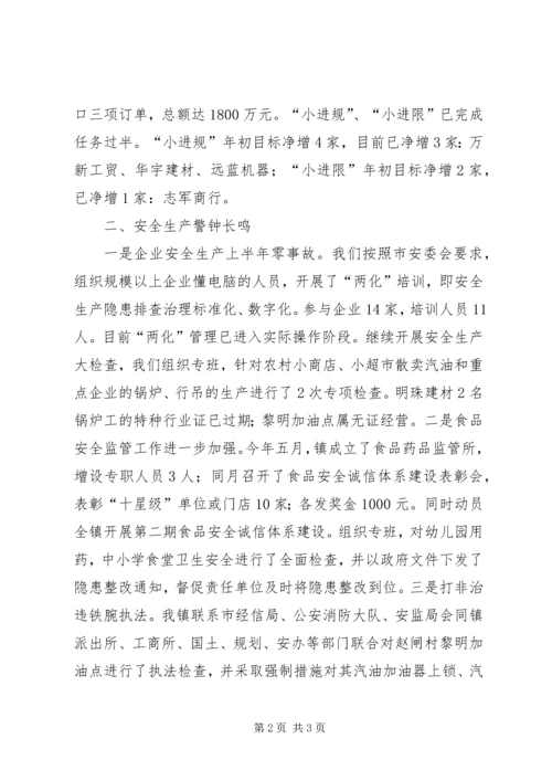 乡镇某年上半年工口工作总结.docx