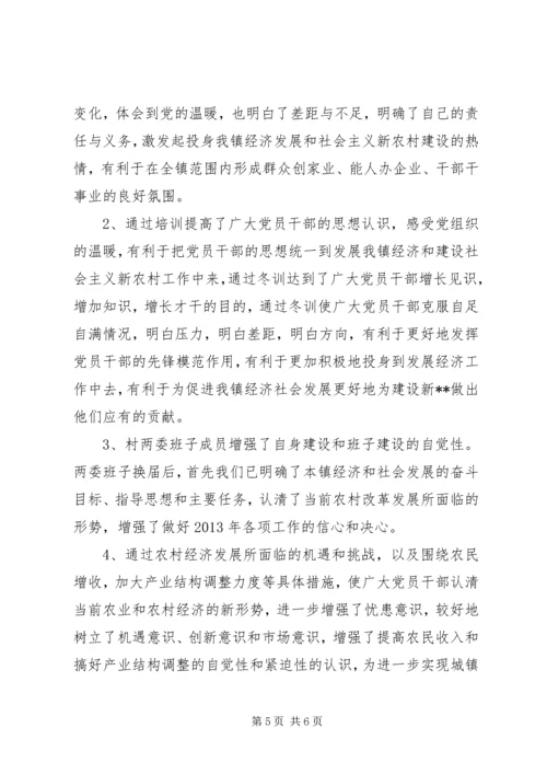 乡镇某年度党员冬训总结[小编推荐].docx