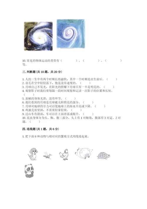 教科版科学三年级下册 期末测试卷附精品答案.docx