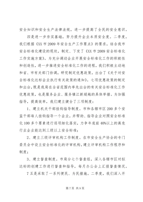 在市安委会主任(扩大)会议上的汇报.docx
