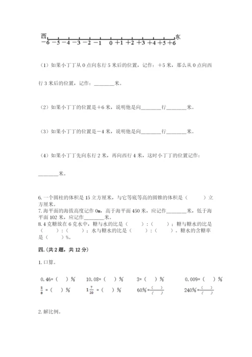 小学六年级数学毕业试题附完整答案（考点梳理）.docx