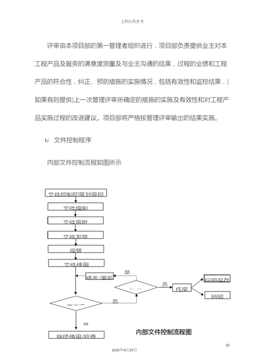 质量保证措施方案模板.docx