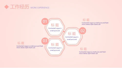 粉色简约个人简历自我介绍动态PPT模板
