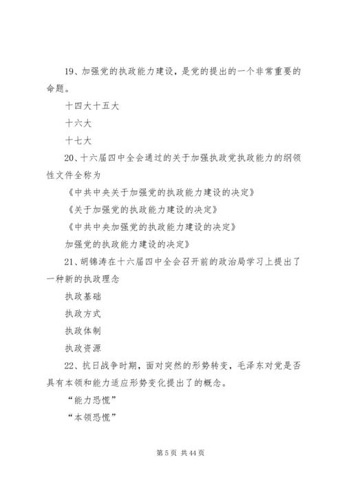 党的执政能力建设的基本内涵与核心问题.docx