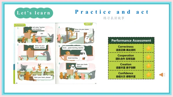 一年级英语上学期 Unit 2 My first class Lesson 5 课件