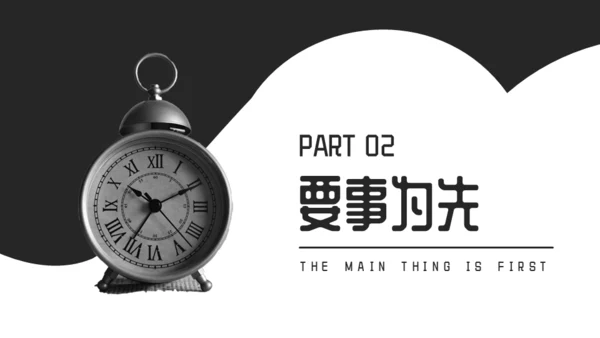 时间管理高效实用小技巧通用PPT模板