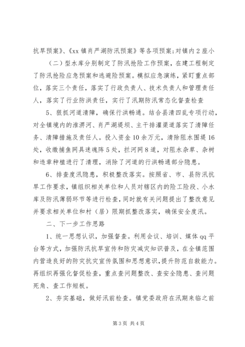 乡镇某年上半年防汛抗旱工作总结.docx