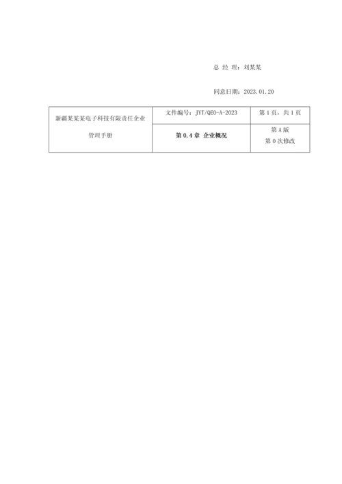 电子科技公司体系管理手册.docx