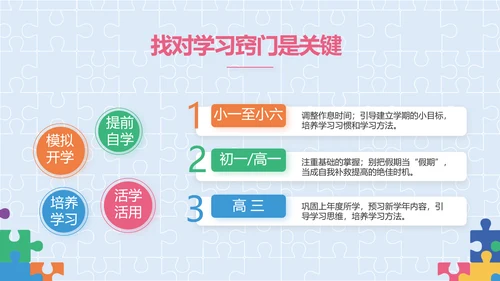蓝色大气智力教学培训工作总结PPT