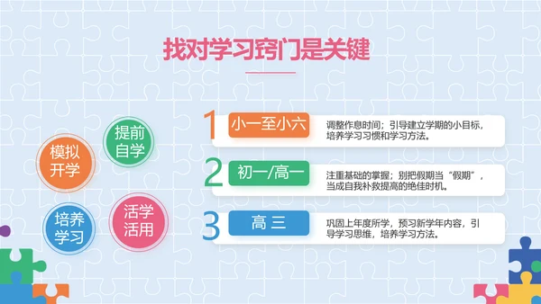 蓝色大气智力教学培训工作总结PPT