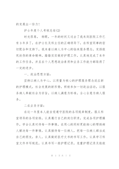 护士年度个人考核总结.docx