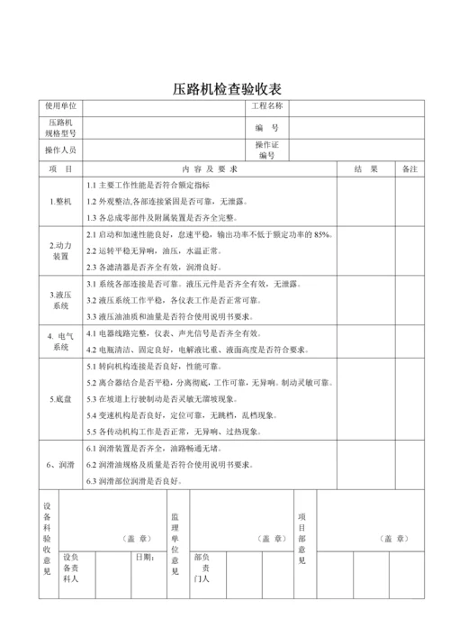 各类机械设备检查验收表_2.docx