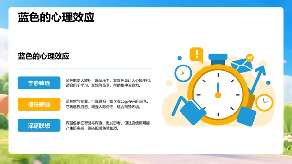 蓝色3D风学习成果PPT