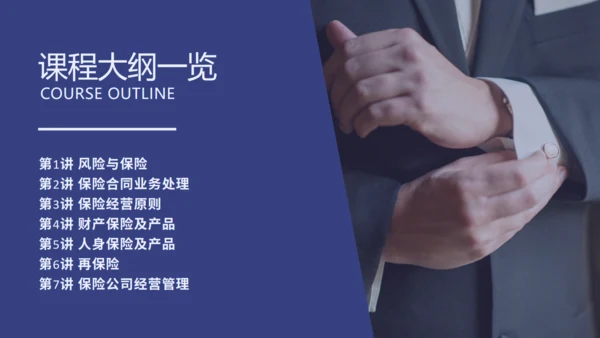 金融保险学院产品介绍通用PPT模板
