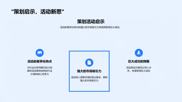 媒体活动策划分析PPT模板