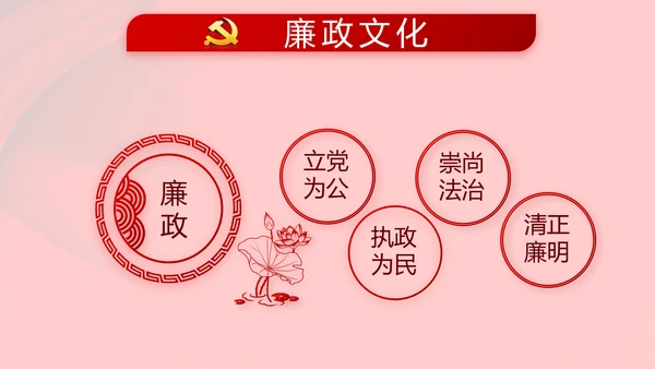 红色党支部党政党员干部大会工作总结动态PPT