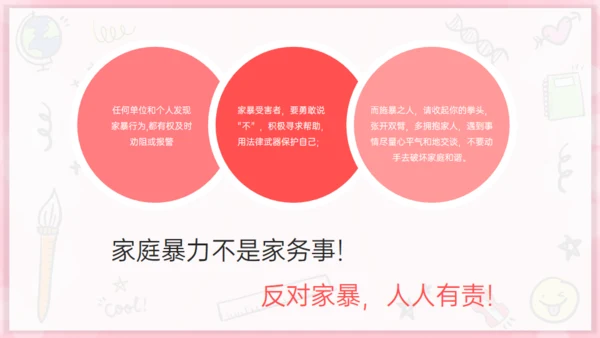 如何有效反对家庭暴力通用PPT模板
