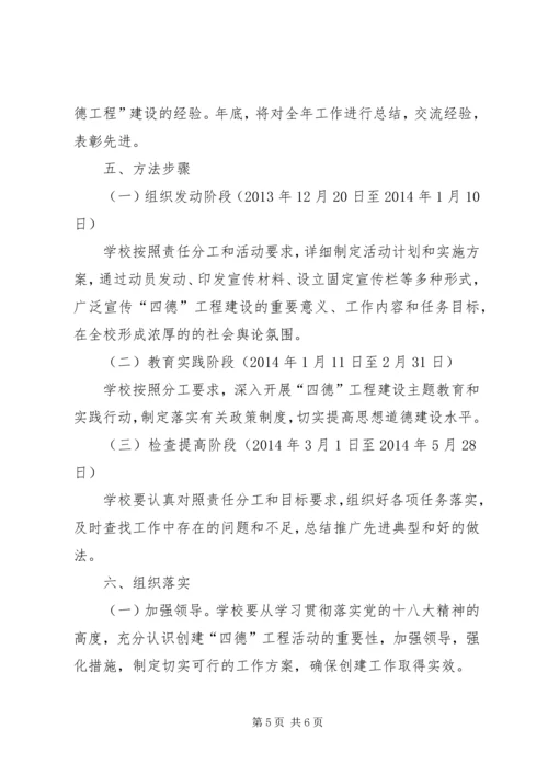 西林小学四德工程实施方案.docx