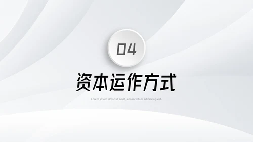 微粒体商业计划书PPT模板