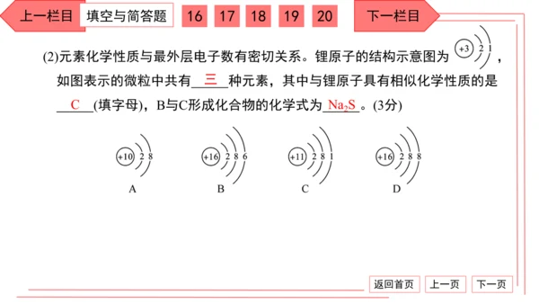 人教版化学九年级上册期中检测卷 习题课件（32张PPT）