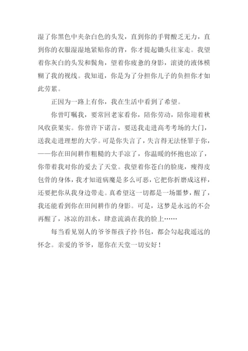 遥远的怀念作文.docx