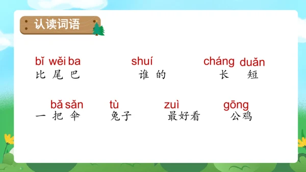 课文6《比尾巴》（教学课件）