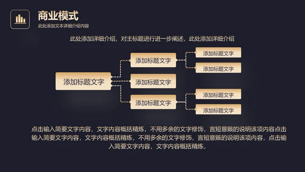 高端黑金商业计划书通用PPT模板